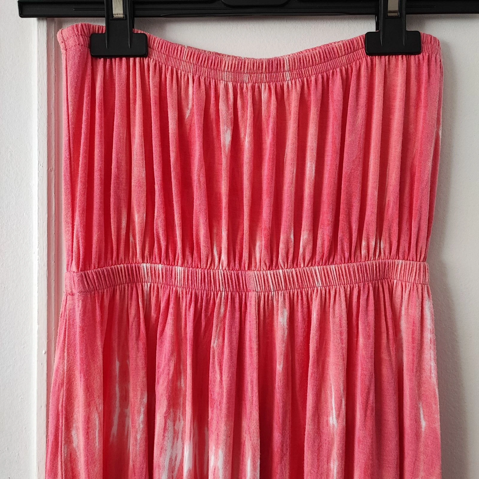 Vestido longo de viscose fluida com corpete – photo 3